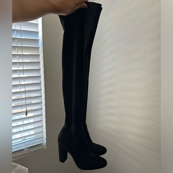 STEVE MADDEN EMOTIONS THIGH HIGH HEELED BOOTS - Picture 2 of 8